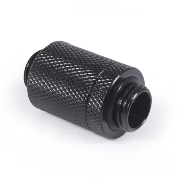 Alphacool ES D-Plug 25,5 mm G1/4 AG su G1/4 AG - Deep nero (17580)