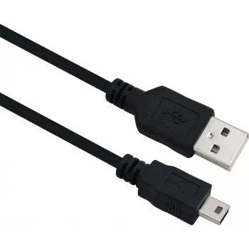 Cavo USB Helos 288315 USB 2.0 2 m USB A Mini-USB B nero