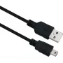 Cavo USB Helos 288315 USB 2.0 2 m USB A Mini-USB B nero