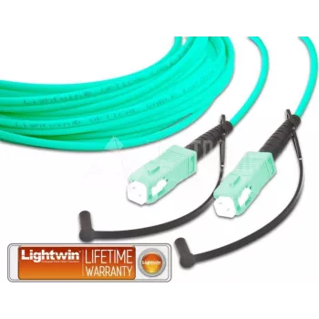 Lightwin patch cord in fibra ottica simplex di alta qualità, MM OM3, SC - SC patch cord in fibra ottica (LSP-50 SC-SC 10.0 OM3)