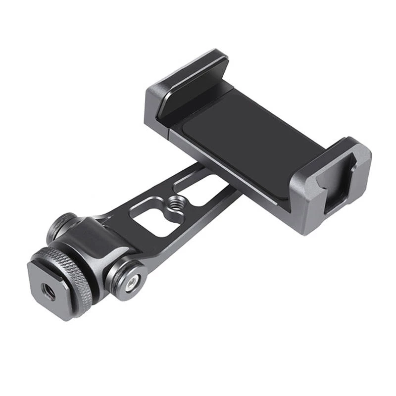 Supporto per cellulare orientabile Puluz PU3207B, attacco universale da 1/4 di pollice, nero