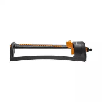 Fiskars 1023661 irrigatore in metallo nero, arancione