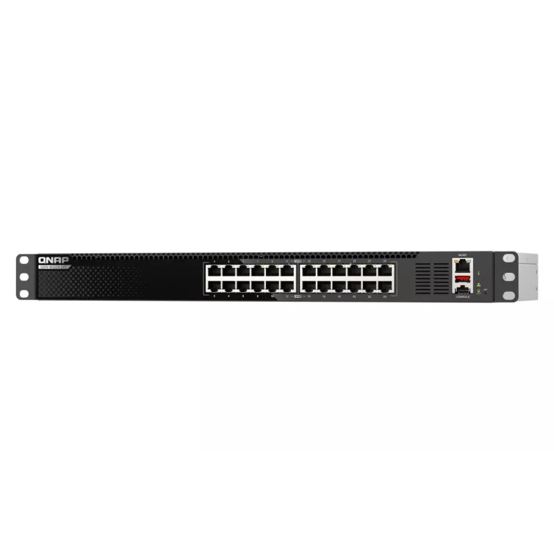 QNAP QSW-M3224-24T switch di rete managed L3 10G Ethernet (100/1000/10000) 1U nero, argento