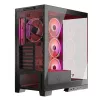 Case per PC MODECOM Volcano SPACE APEX ARGB Midi Tower, vetro temperato, USB-C, supporta ATX/microATX/Mini-ITX, GPU fino a 430 mm, dissipatore CPU fino a 180 mm