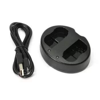 Caricabatterie extra digital per Canon LP-E8 (modello DV00DV3255) — caricabatterie doppio per batterie ricaricabili LP‑E8