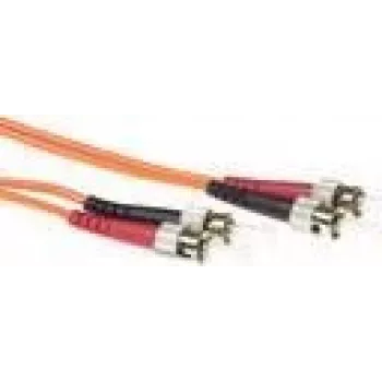 ACT 50 metri LSZH multimodale 50/125 OM2 cavo patch in fibra ottica duplex con connettori ST
