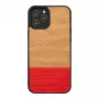 Custodia protettiva man and wood per iPhone 12 Pro Max — Herringbone Azalea nero