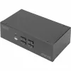 KVM switch Digitus DS-12883 4 porte dual display 4K HDMI USB