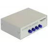 Switch DeLock VGA 4 porte manuale bidirezionale - Selettore monitor - 4 x VGA - desktop (87635)