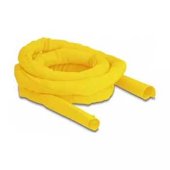 Guaina intrecciata DeLOCK autochiudente resistente al calore 2 m x 25 mm giallo