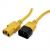 ROLINE 19.08.1532 Cavo di alimentazione giallo 3 m IEC 320 (19.08.1532)
