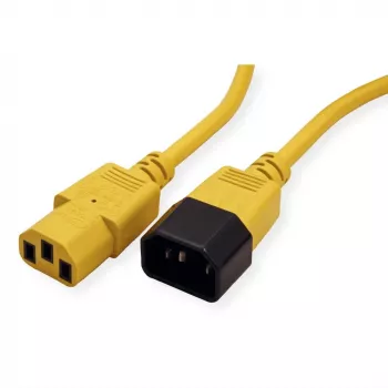 ROLINE 19.08.1532 Cavo di alimentazione giallo 3 m IEC 320 (19.08.1532)