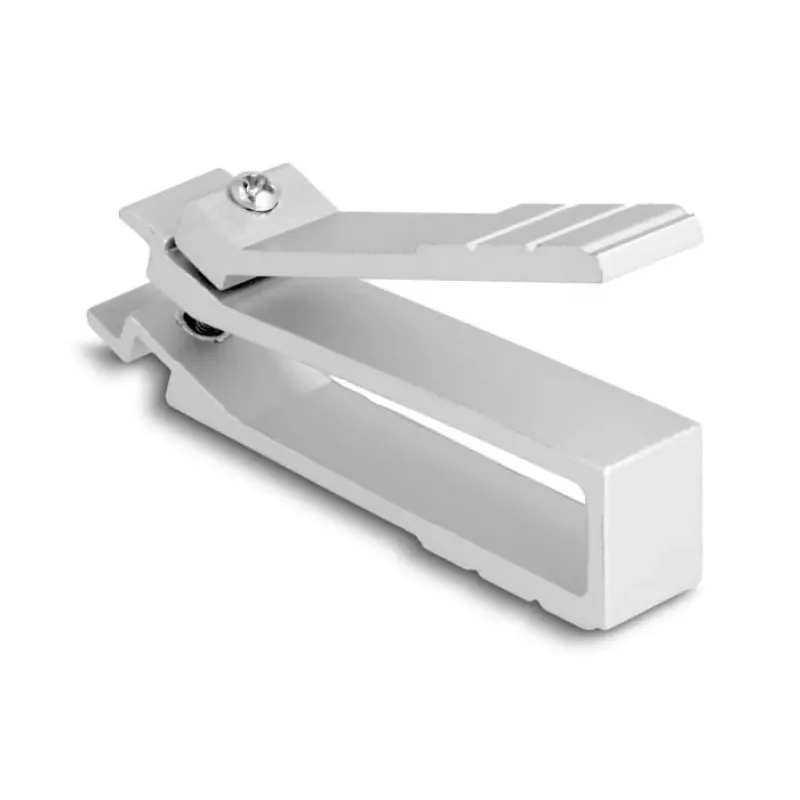 Pinza DeLOCK per dadi a gabbia M4 M5 M6 alluminio argento