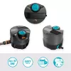 Irrigatore circolare Gardena AquaPrecise nero blu grigio 1 pz.