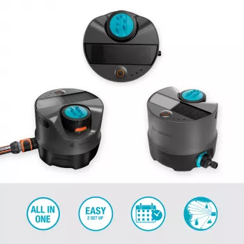 Irrigatore circolare Gardena AquaPrecise nero blu grigio 1 pz.