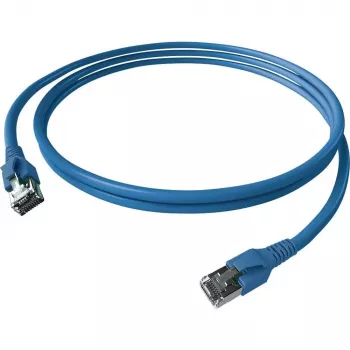 EasyLan FlexBoot cavo patch Cat.6A S/FTP blu 1,00m - FTP - SFTP