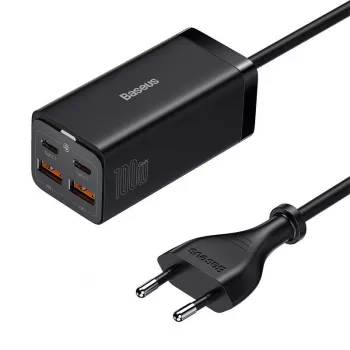 Baseus GaN3 100/ 65W caricabatterie da tavolo Quick Charge QC 3.04.0 caricabatterie per telefono USB-C Type-C per iPhone15 Huawei Xiaomi MacBook Laptop