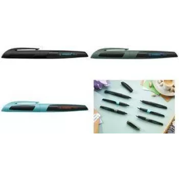 Penna a sfera Stabilo Flow 1 pezzo — inchiostro blu, fusto azzurro