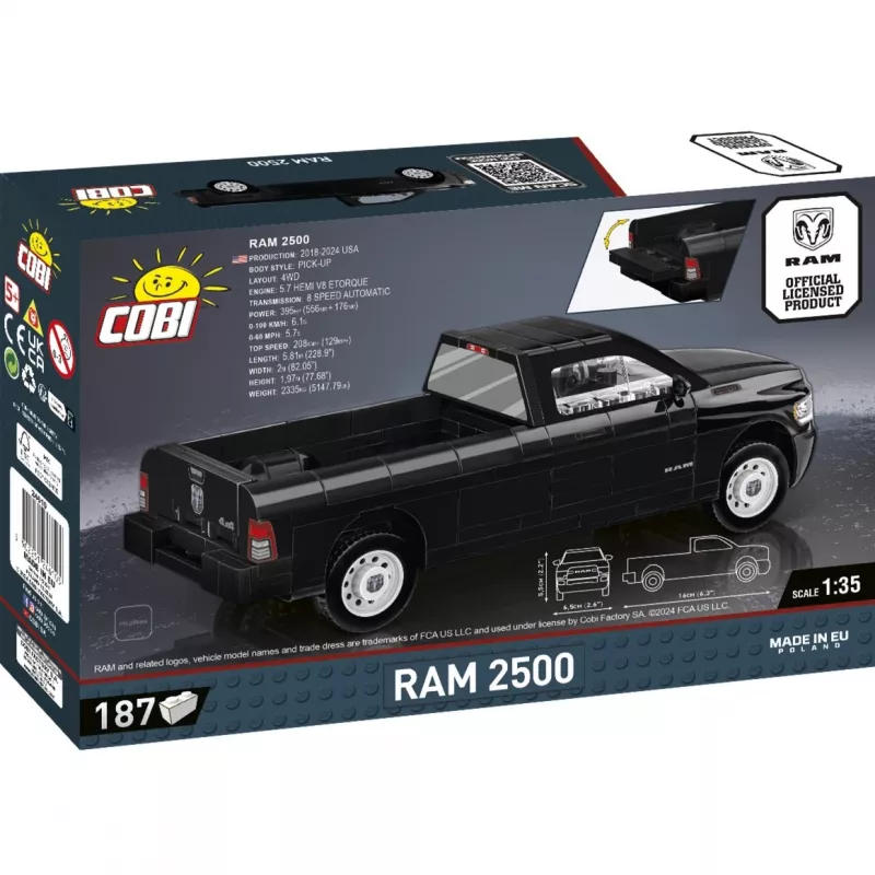 Giocattolo da costruzione Cobi RAM 2500 kit di montaggio 2-in-1, COBI-24610