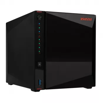 Asustor AS5404T NAS/Server di archiviazione Intel® Celeron® N5105 4 GB DDR4 0 TB ADM nero