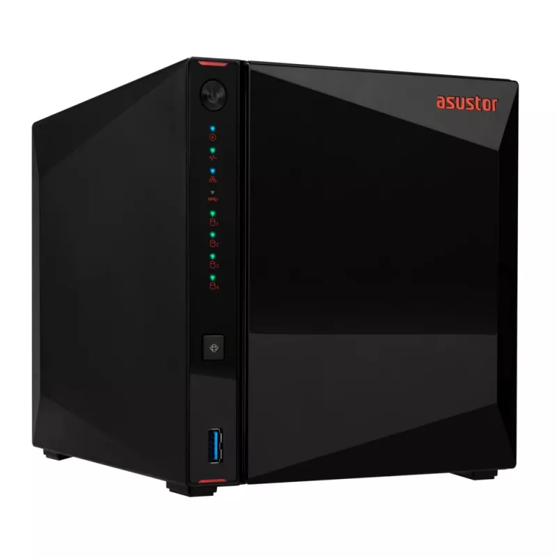 Asustor AS5404T NAS/Server di archiviazione Intel® Celeron® N5105 4 GB DDR4 0 TB ADM nero