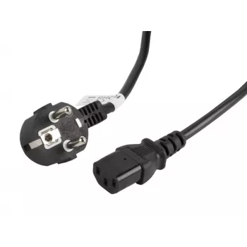 Cavo di alimentazione Lanberg CA-C13C-11CC-0030-BK nero 3 m connettore femmina C13 CEE7/7 (CA-C13C-11CC-0030-BK)
