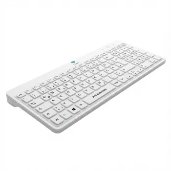 Tastiera igienica MAN&MACHINE ITs Cool Flat, bianco, 99 tasti, DE (ICF/DE/W5)