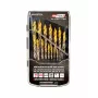 Set punte AWTools M2 HSS-TiN 19 pezzi 1,5–10 mm per metallo