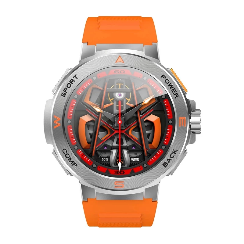 Smartwatch BlitzWolf BW-AT5 arancione con Bluetooth e cardiofrequenzimetro