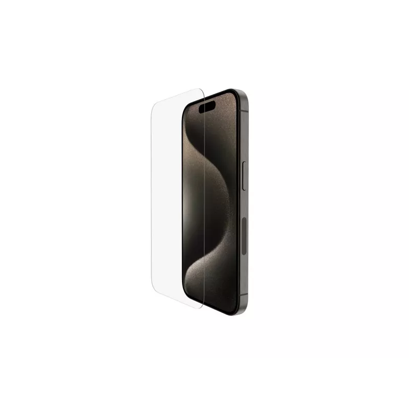 Belkin | ScreenForce Pro | UltraGlass2 protezione display antimicrobica | Apple | per iPhone 15 Pro | vetro | trasparente | protezione display trasparente