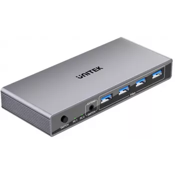 Switch KVM Unitek 54368 8K@60Hz USB 3.0 per controllo multi-computer