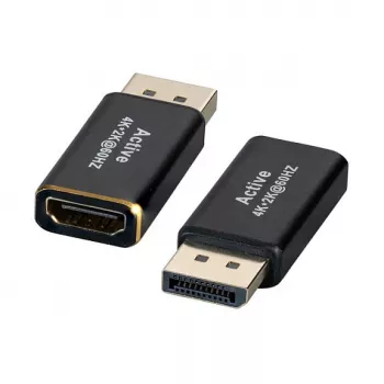 EFB-Elektronik Adattatore DisplayPort, connettore maschio DP, verso connettore femmina HDMI tipo A, 4K 30HZ Produttore: EFB Elektronik (EB484-4K30)