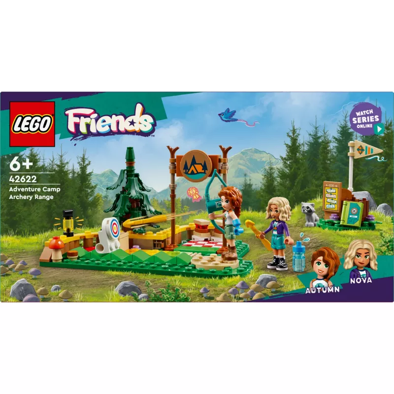 LEGO Friends Campo avventura con tiro con l'arco 42622 — 157 pezzi, 2 minifigure, età 6+
