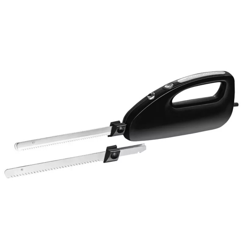 Coltello elettrico Rommelsbacher EM 150 120 W – lame in acciaio inox, lunghezza utile lama 15 cm, nero