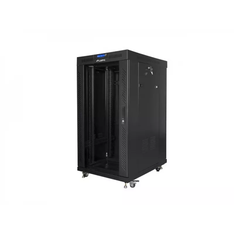 Armadio rack autoportante LANBERG FF01-6822-12BL 22U nero 1200 kg