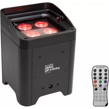 Faretto EUROLITE AKKU UP-4 Entry QCL 41700575 a batteria RGBW