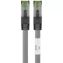 Cavo patch Goobay CAT 8.1, S/FTP (PiMF), grigio, 0,5 m - LSZH senza alogeni, rame AWG 24 (55135)