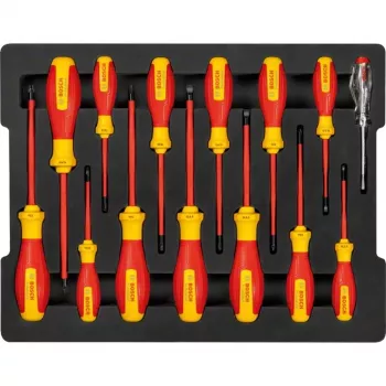 Bosch Professional set di cacciaviti VDE, misti, 14 pezzi (1600A02NF9)