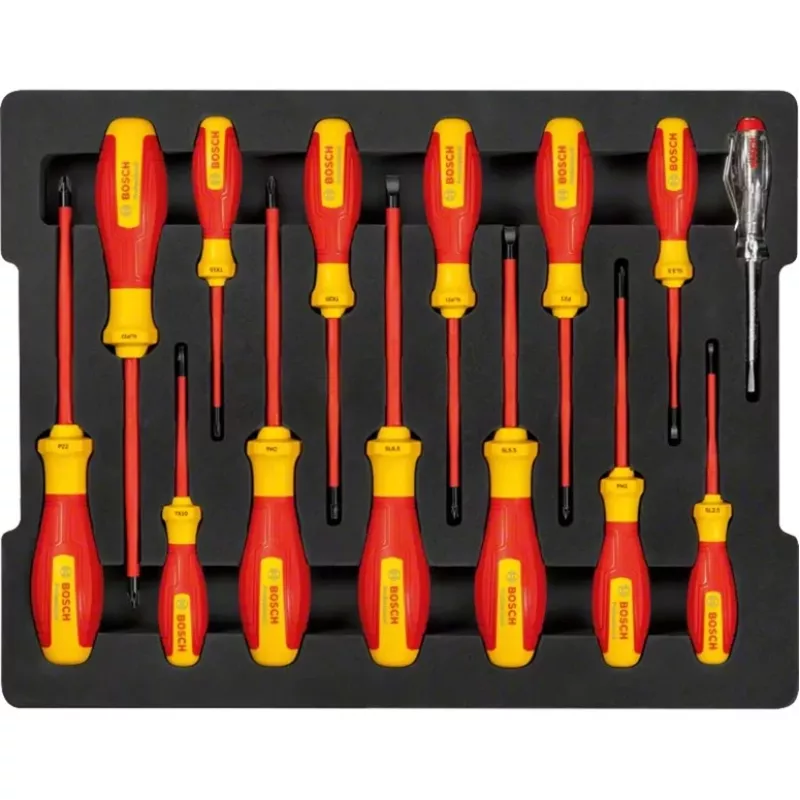 Bosch Professional set di cacciaviti VDE, misti, 14 pezzi (1600A02NF9)