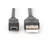 ASM AK-300108-018-S cavo ASSMANN USB 2.0 HighSpeed Type-A / Mini-USB B (5 poli) connettore maschio 1,8 m