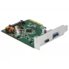 DeLOCK 90299 Scheda PCIe x4, 1x USB Type-C + 1x USB Type-A, USB 3.2 Gen 2 (10 Gbps)