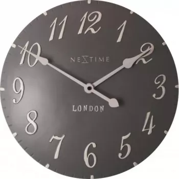 NeXtime orologio 3084gs London Arabic, Ø34,5cm, da parete, grigio/bianco