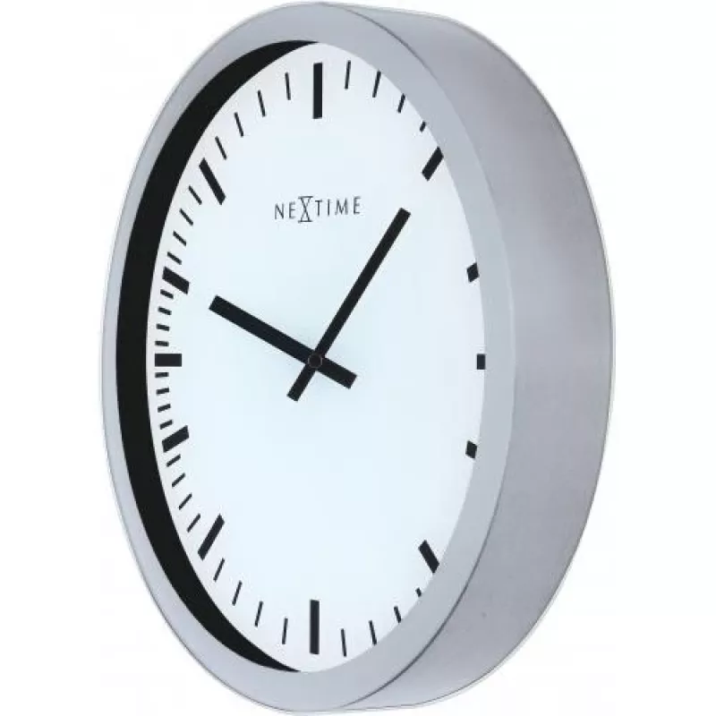 NeXtime orologio 3031 Magic - Stripe, 25x35,2 cm, da parete, bianco