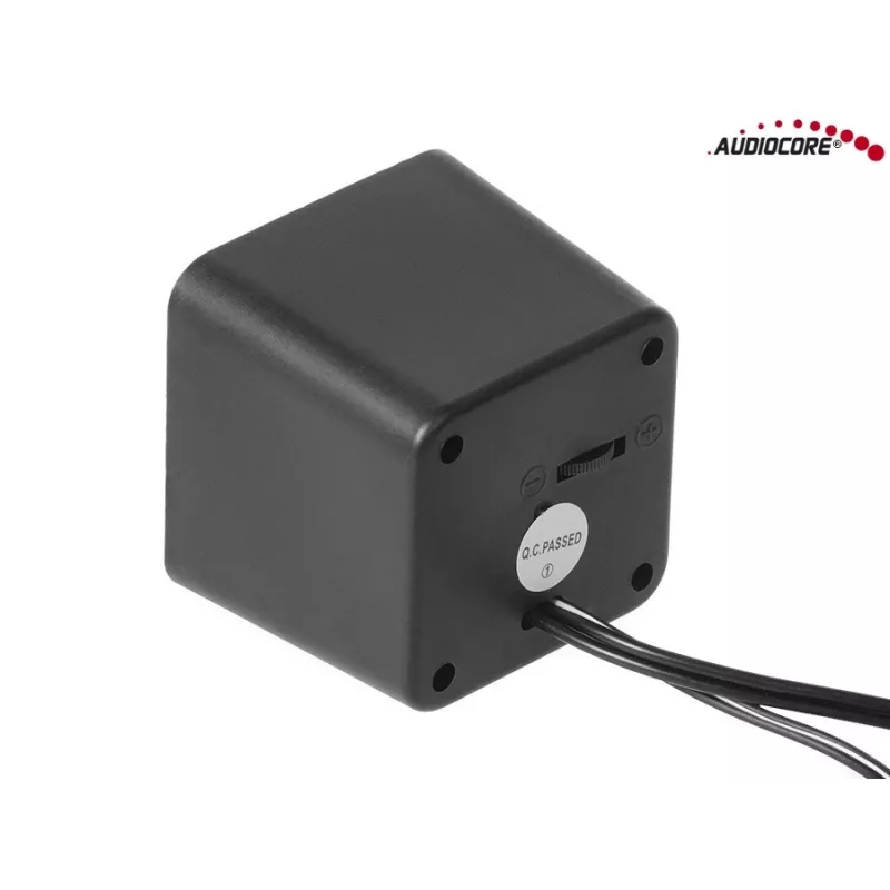 Diffusore PC a 2 vie Audiocore AC870 B — 3 W RMS, alimentazione USB con filo, ingresso 3,5 mm, 2.0 canali