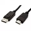 ROTRONIC-SECOMP Roline Green - Cavo adattatore - DisplayPort maschio con blocco a HDMI maschio