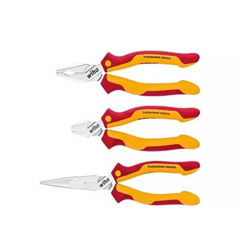 Set pinze Wiha 26852 acciaio manico in plastica 20.8m