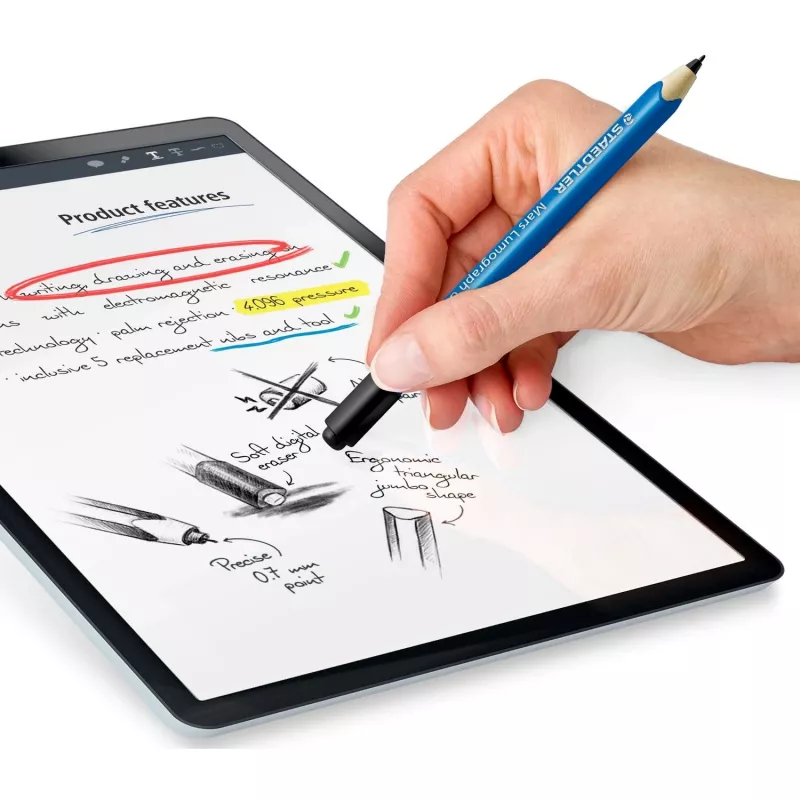 Staedtler Mars Lumograph Digital Jumbo penna digitale, blu