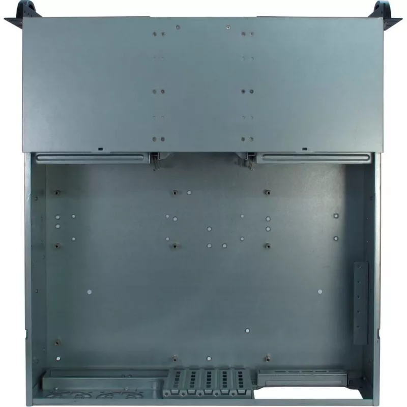 Inter-Tech 3U-30248 Rack nero, acciaio inox