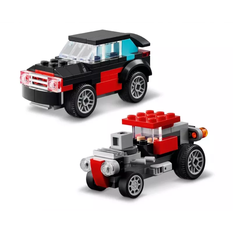 LEGO Creator 3-in-1 31146 Camion con pianale e elicottero