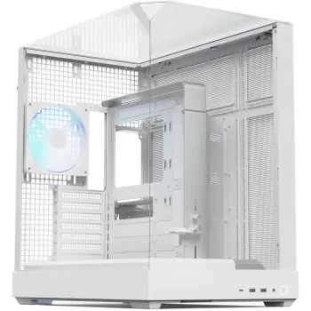 Case per PC APNX V2 — bianco, pannelli in vetro temperato x3